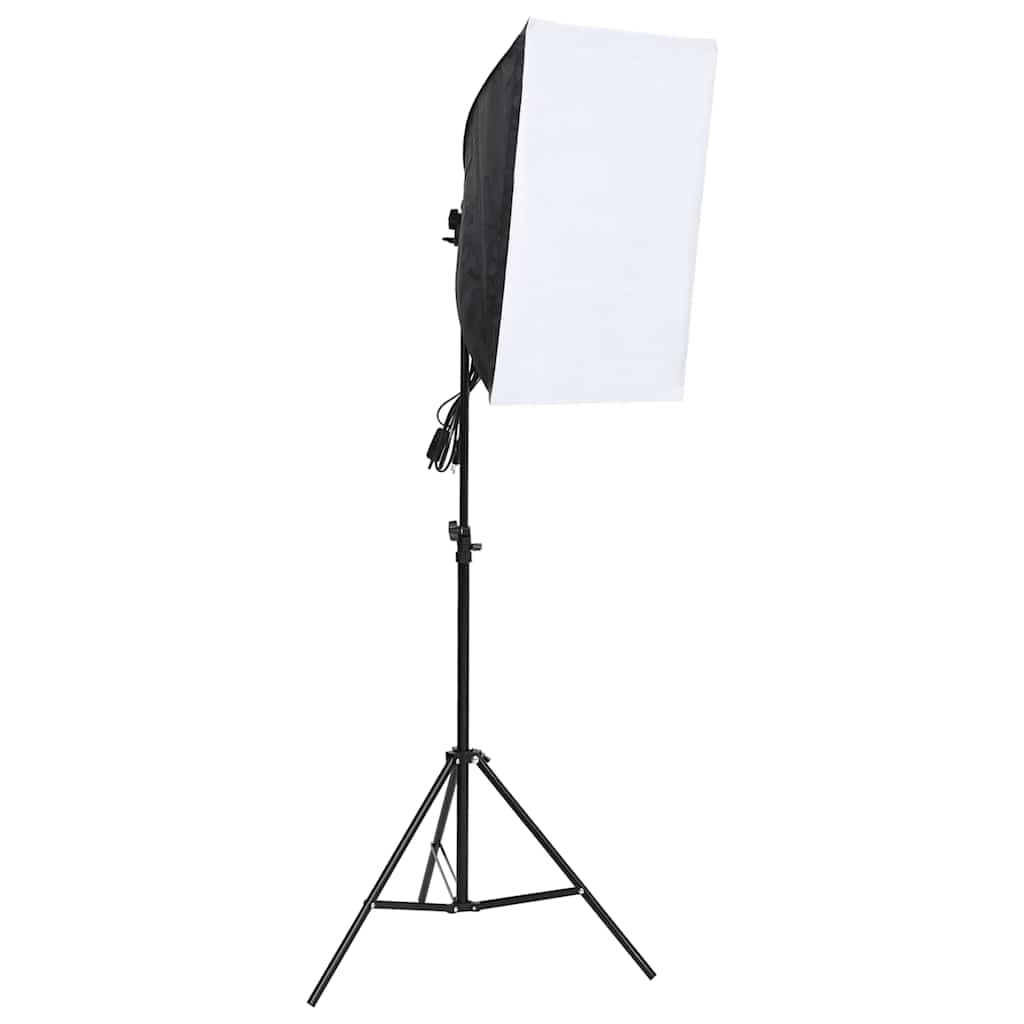 Vidaxl fotostudioset met softboxlamp, achtergrond en reflector
