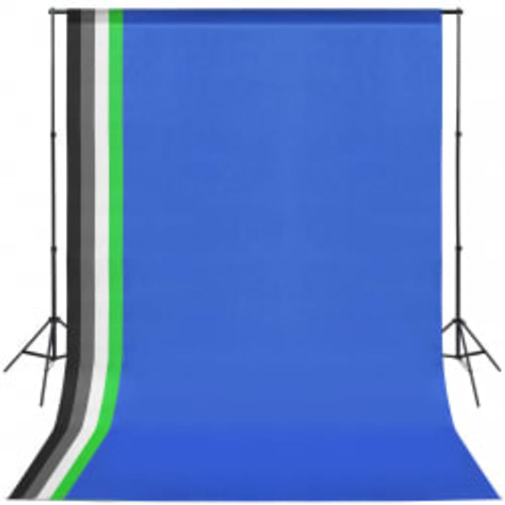 Vidaxl fotostudioset met verlichtingsset, achtergrond en reflector