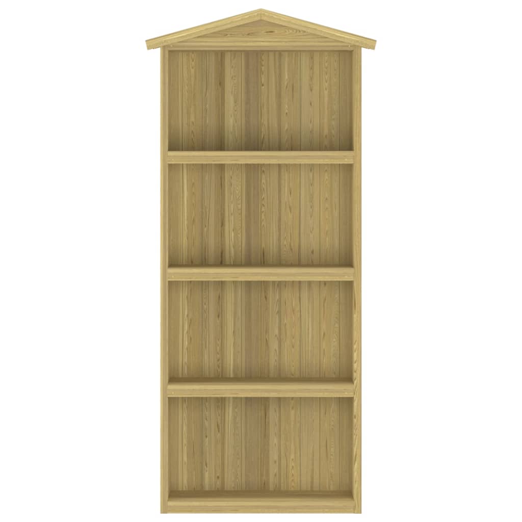 VidaXL Tuinschuur 87x33x222 cm geïmpregneerd groenenhout