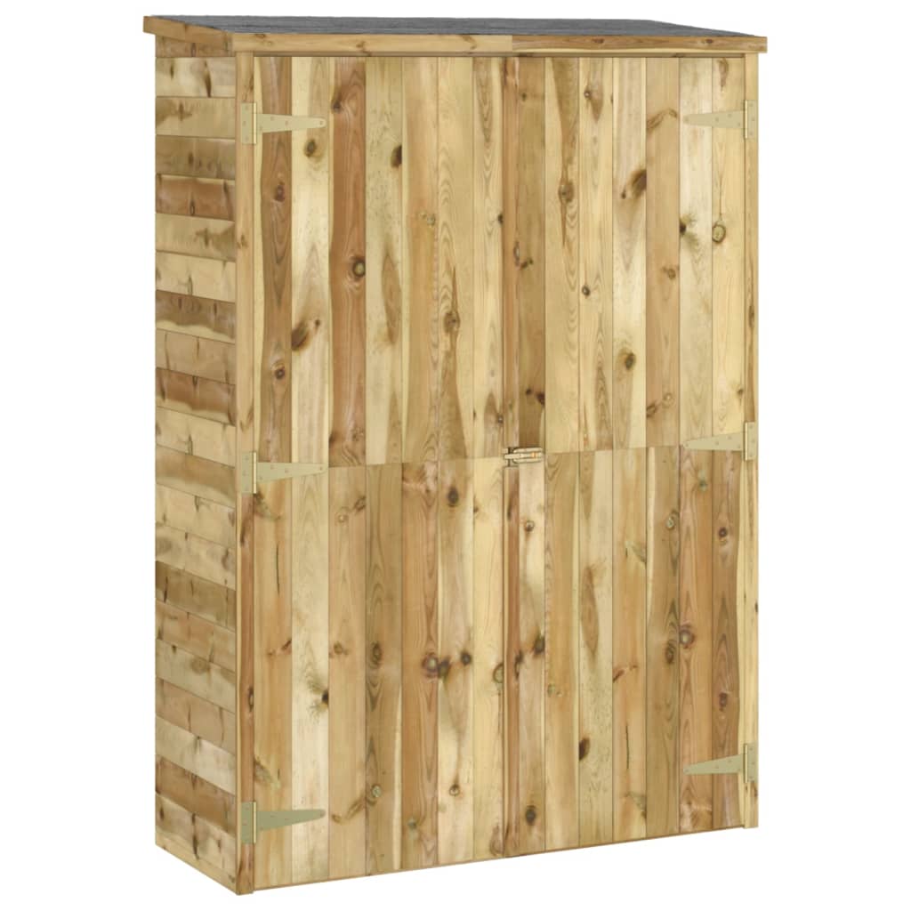 VidaXL Tuinschuur 123x45x171 cm geimpregneerd massief groenhout