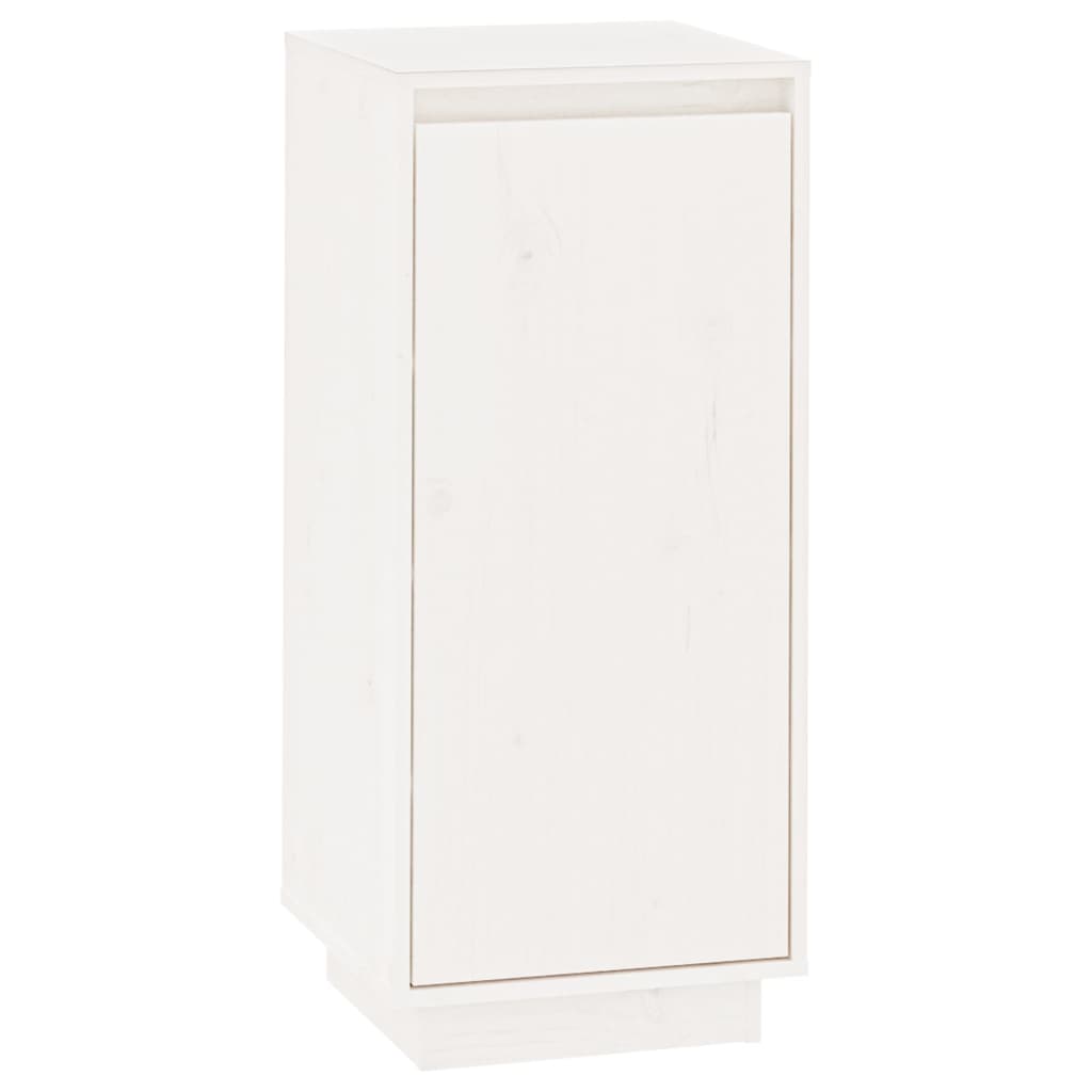 Vidaxl schoenenkast 35x35x80 cm massief grenenhout wit