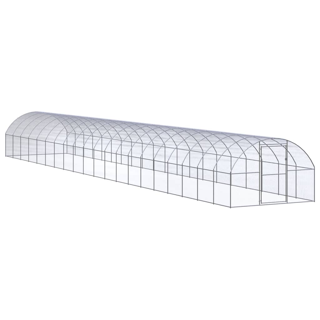 VidaXL Kippenren 3x20x2m gegalvaniseerd staal
