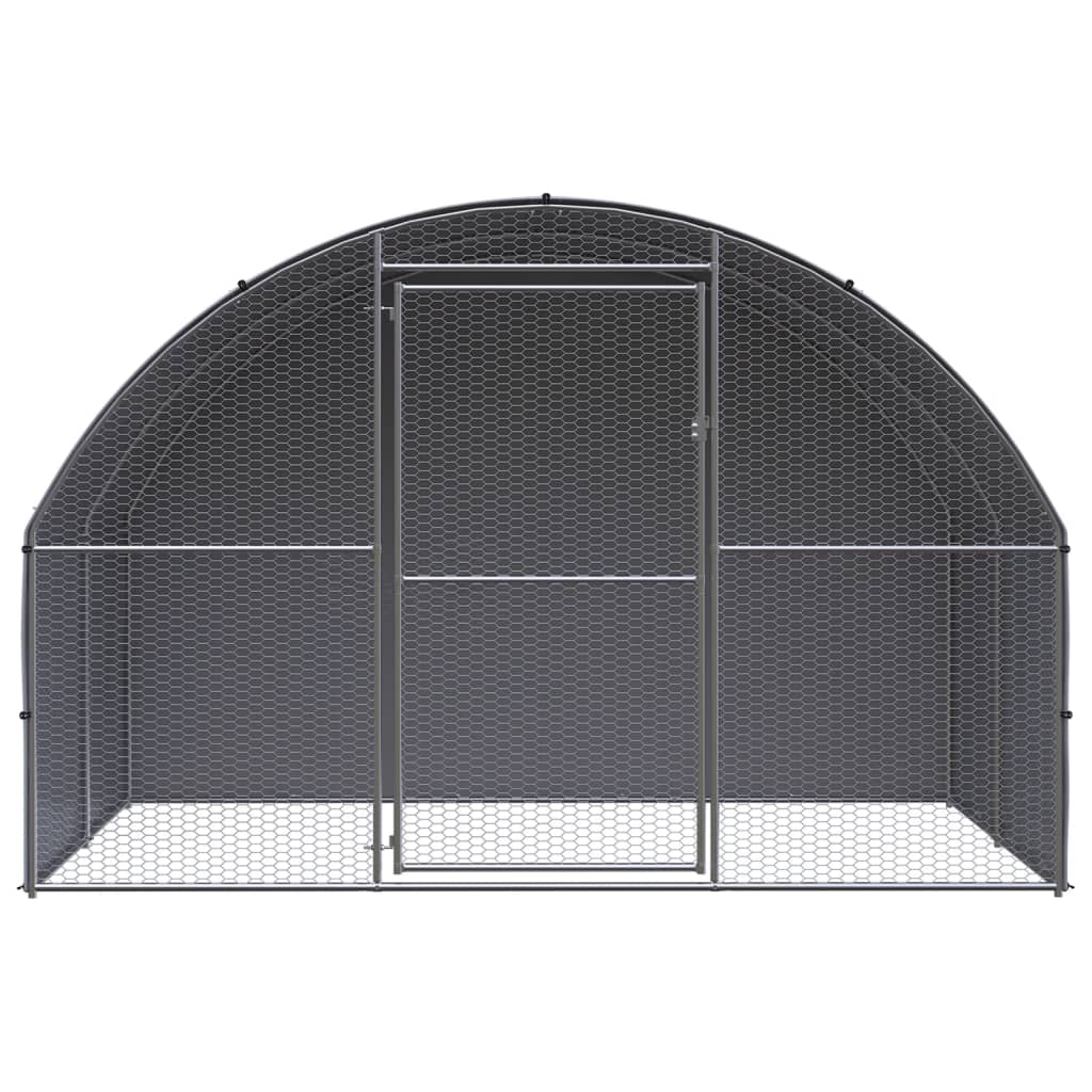 VidaXL Kippenren 3x2x2m gegalvaniseerd staal