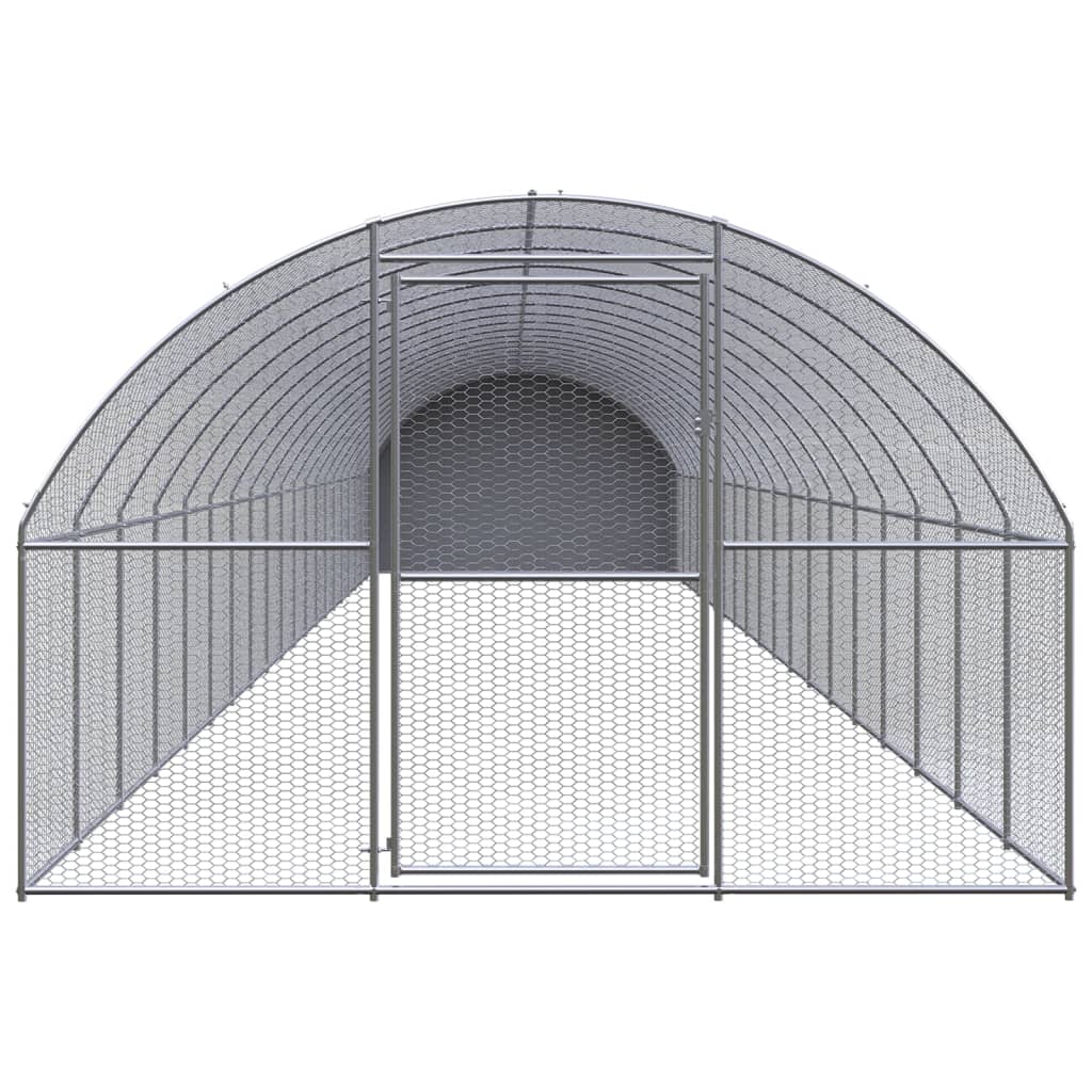VidaXL Kippenren 3x20x2m gegalvaniseerd staal