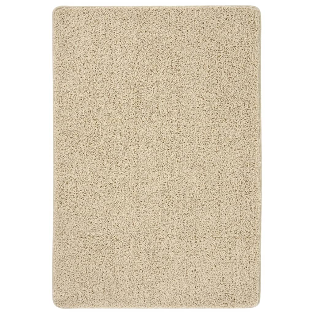 Vidaxl vloerkleed shaggy antislip 160x230 cm crèmekleurig