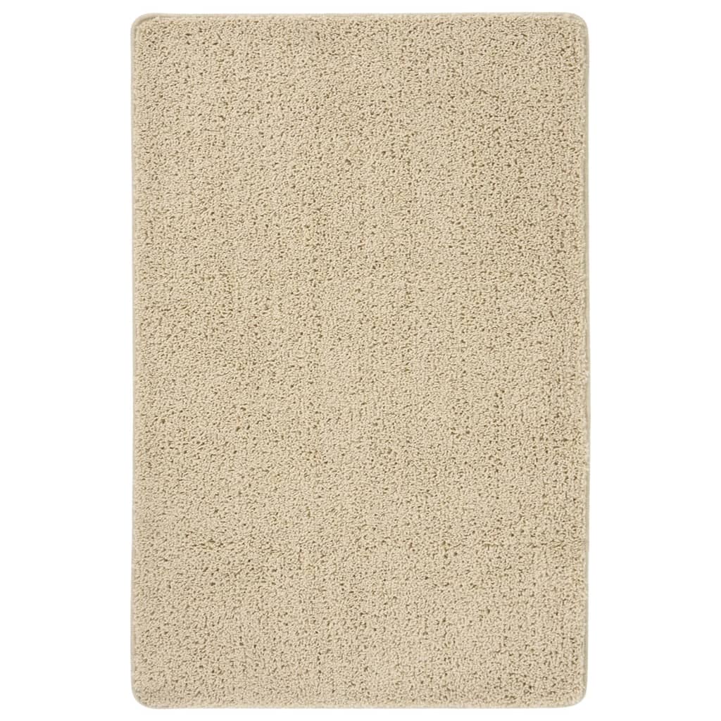 Vidaxl vloerkleed shaggy antislip 200x290 cm crèmekleurig