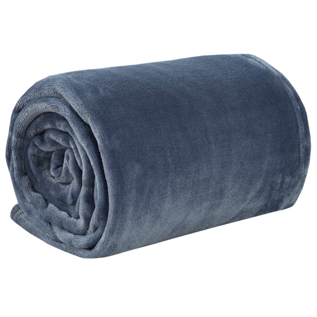 Vidaxl deken 150x200 cm polyester ultiem grijs