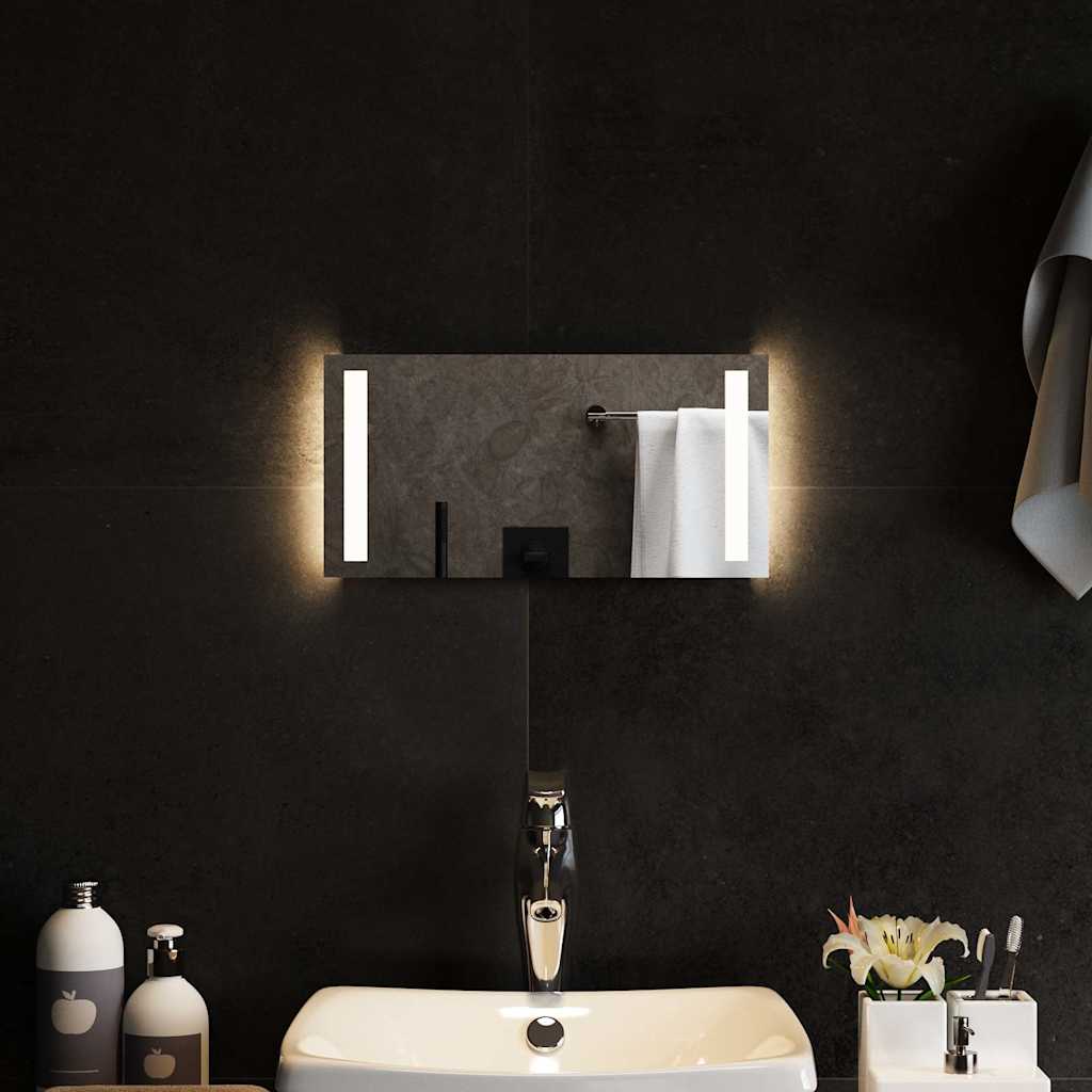 Vidaxl badkamerspiegel led 40x20 cm