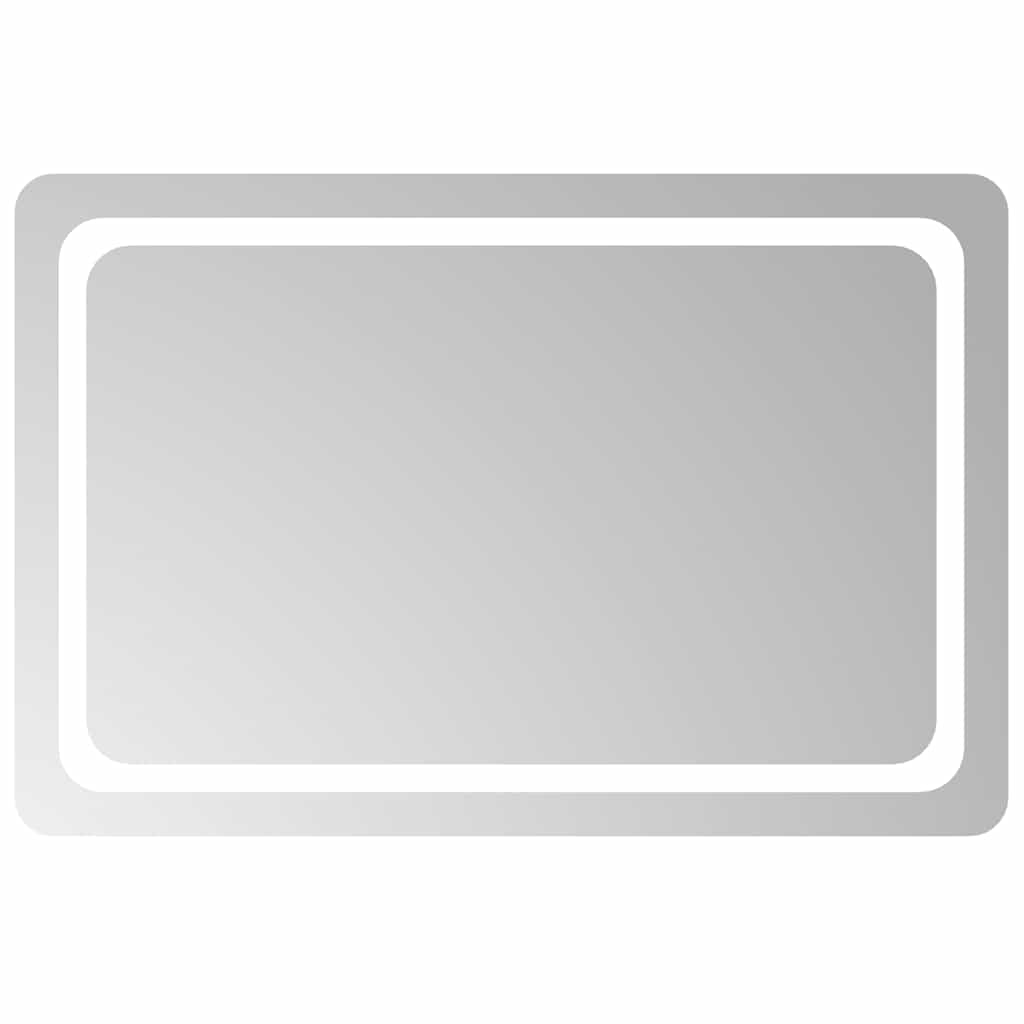 Vidaxl badkamerspiegel led 90x60 cm