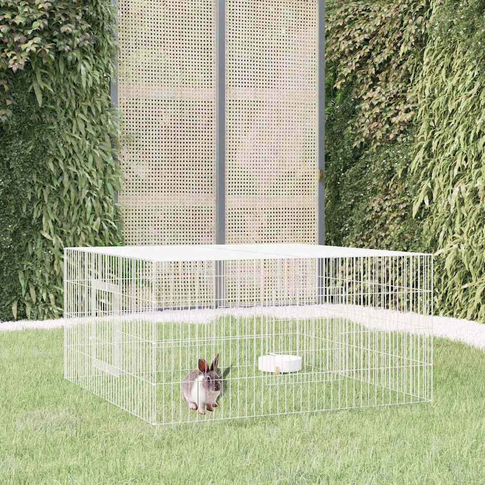 Vidaxl konijnenkooi 110x110x55 cm gegalvaniseerd ijzer