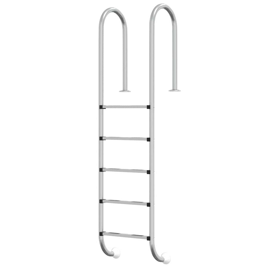 Vidaxl zwembadladder 54x38x211 cm 304 roestvrij staal