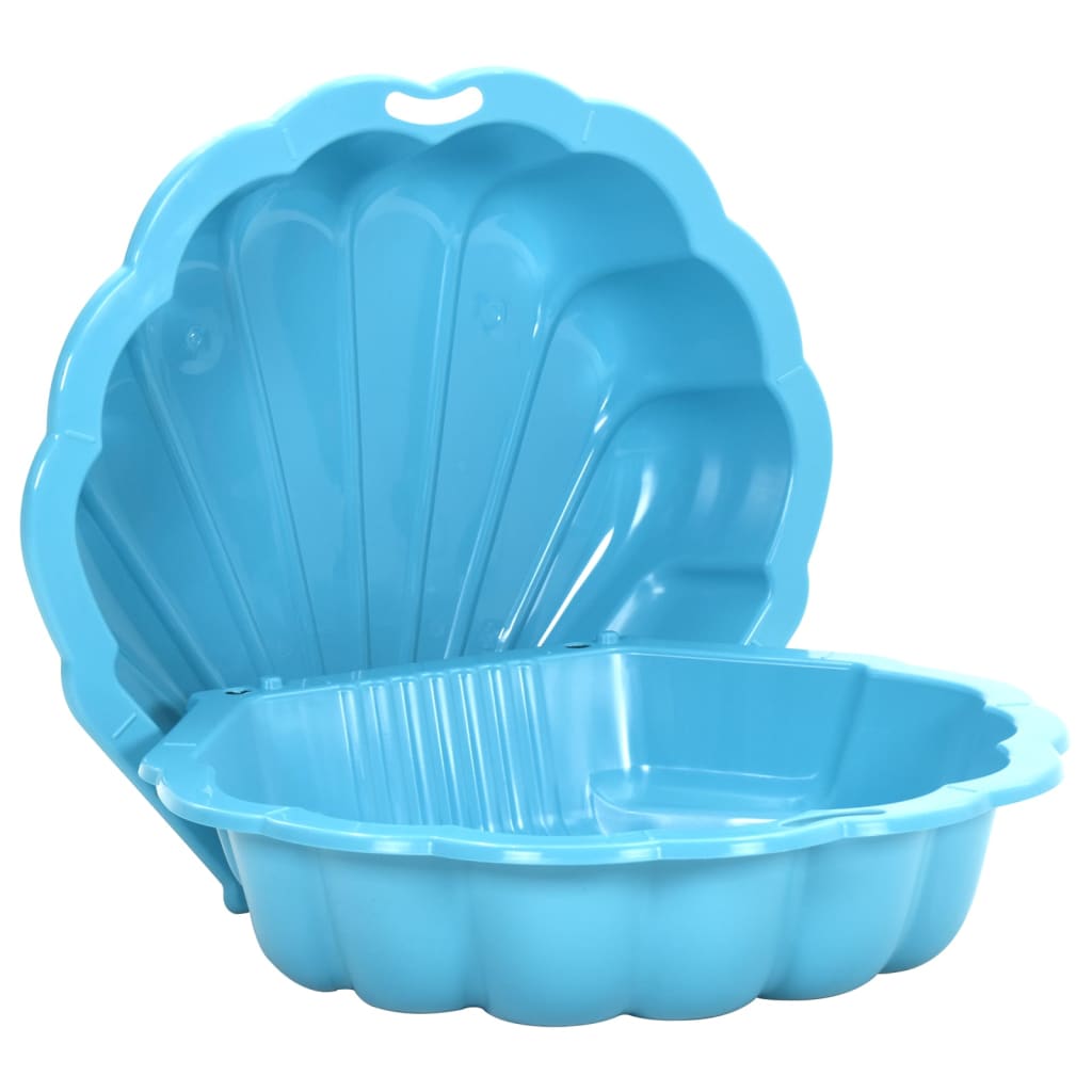 Vidaxl zandbakken blauw 2 st 77x87x21 cm kunststof