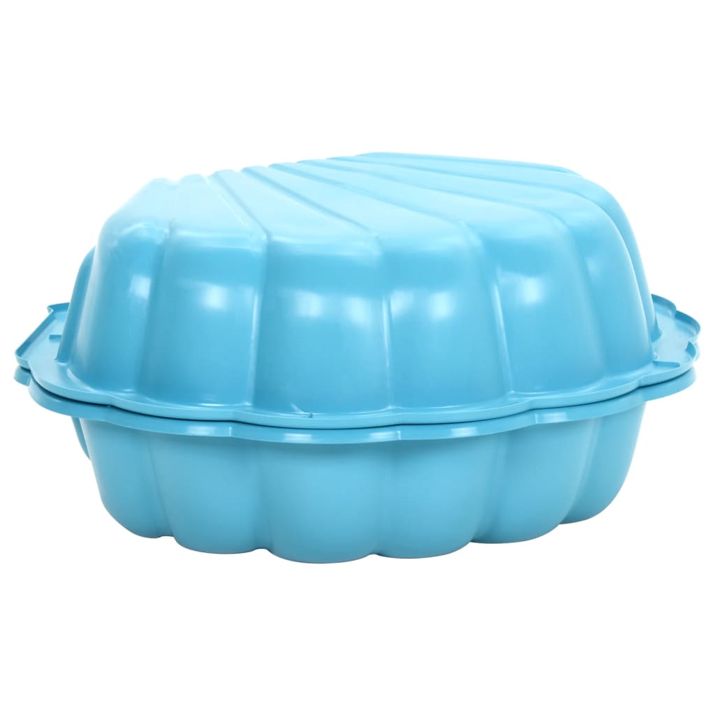 Vidaxl zandbakken blauw 2 st 77x87x21 cm kunststof