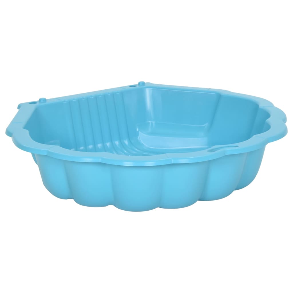 Vidaxl zandbakken blauw 2 st 77x87x21 cm kunststof