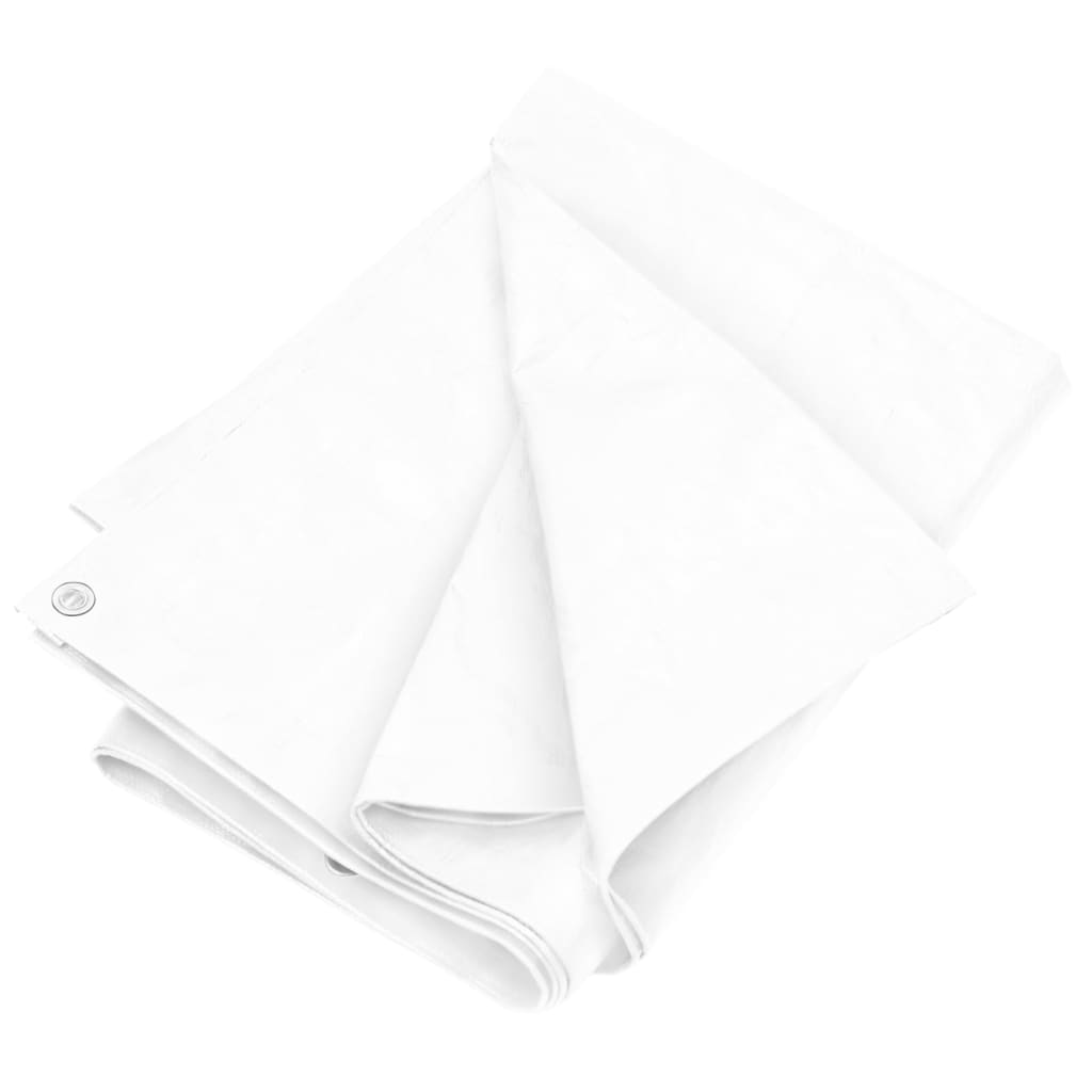 Vidaxl dekzeil 180 g m² 6x6 m hdpe wit