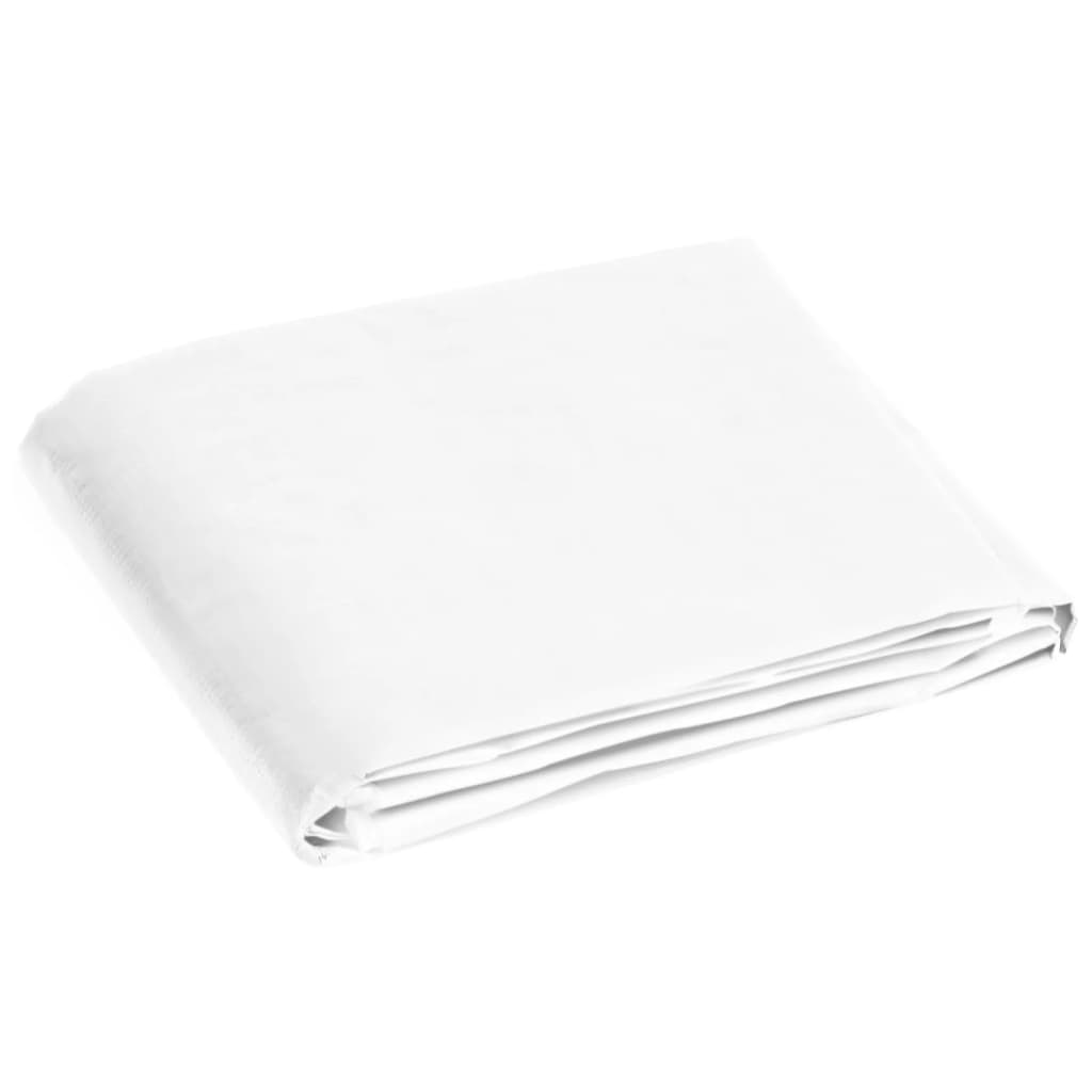 Vidaxl dekzeil 180 g m² 6x6 m hdpe wit