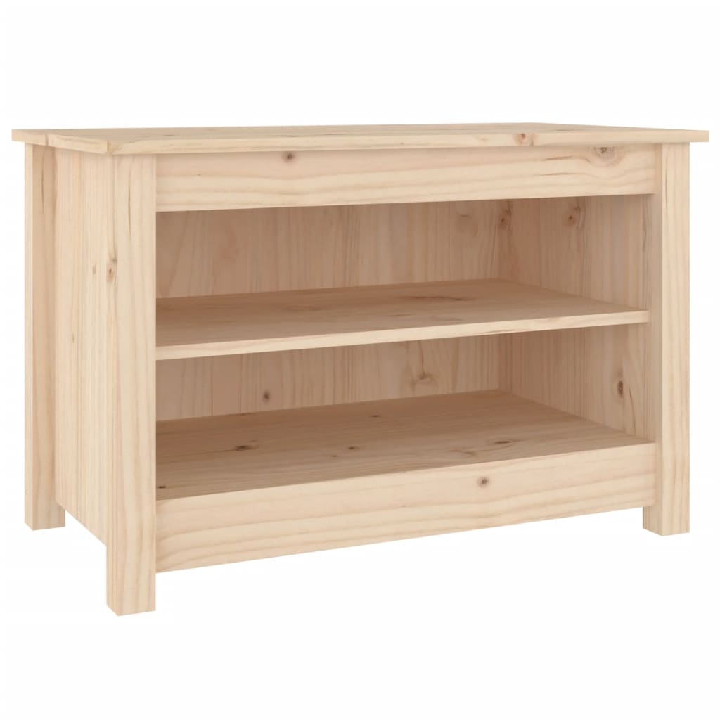 Vidaxl schoenenbank 70x38x45,5 cm massief groenenhout