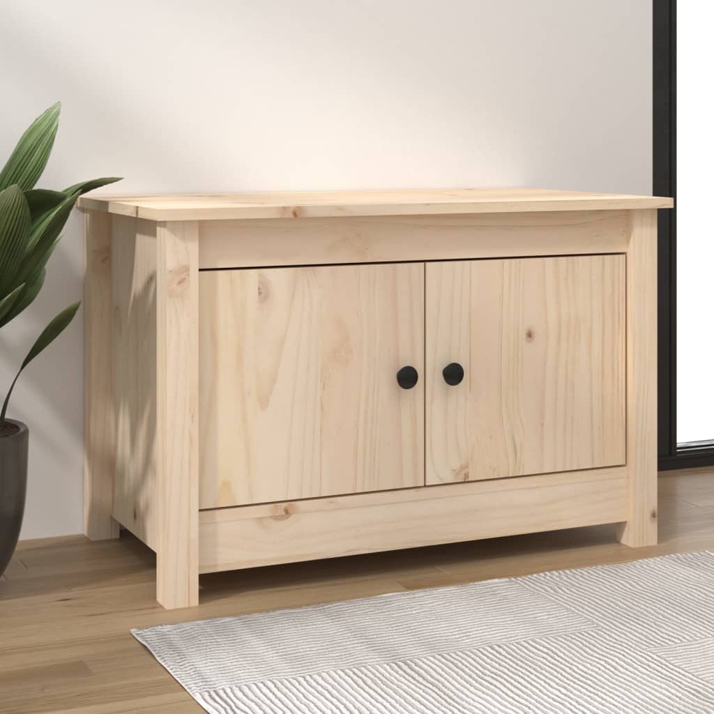 VidaXL Schoenenkast 70x38x45,5 cm massief groenhout