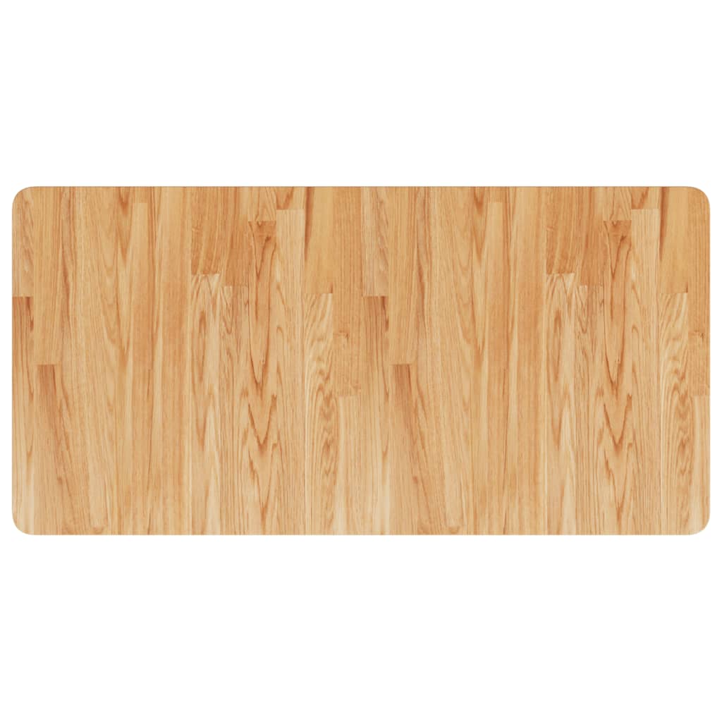 Vidaxl wastafelblad 100x50x1,5cm massief hout lichtbruin