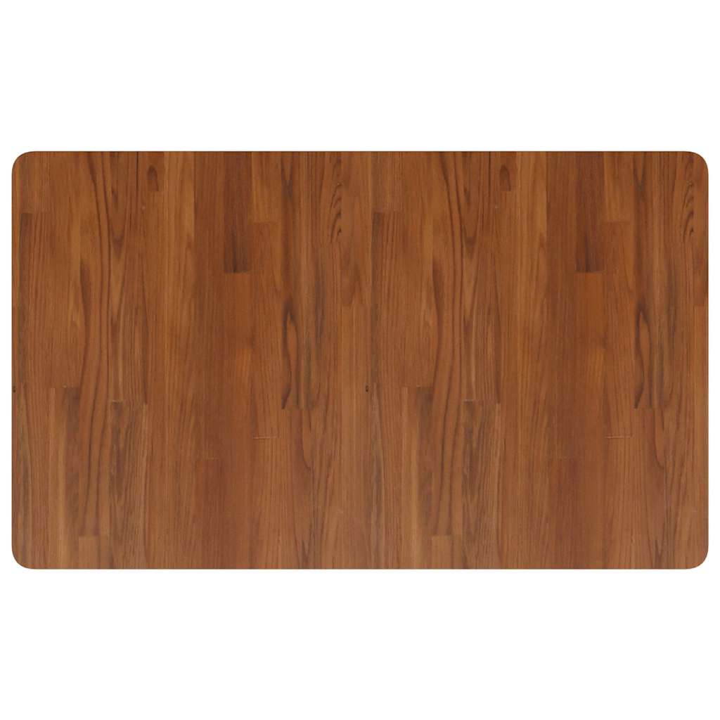 Vidaxl wastafelblad 100x60x1,5cm behandeld massief hout donkerbruin