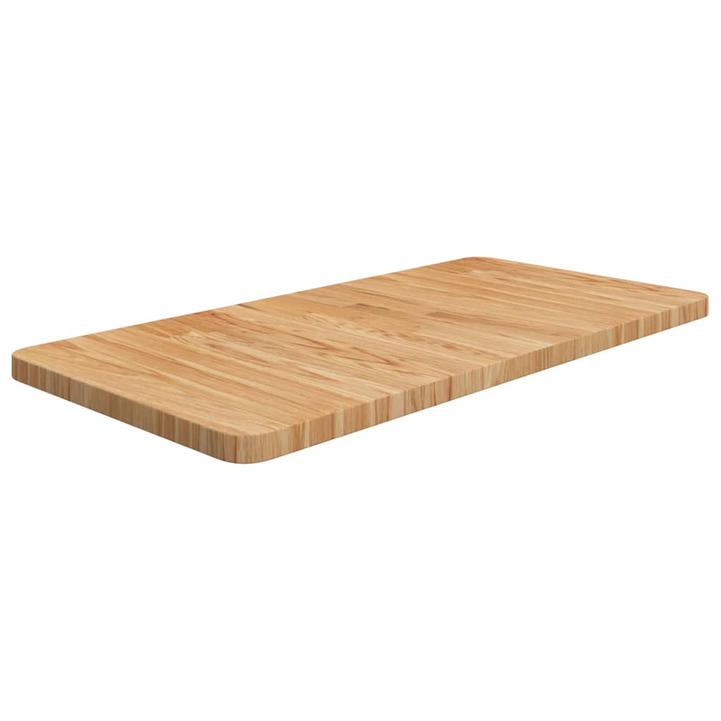 Vidaxl wastafelblad 80x40x2,5cm massief hout lichtbruin