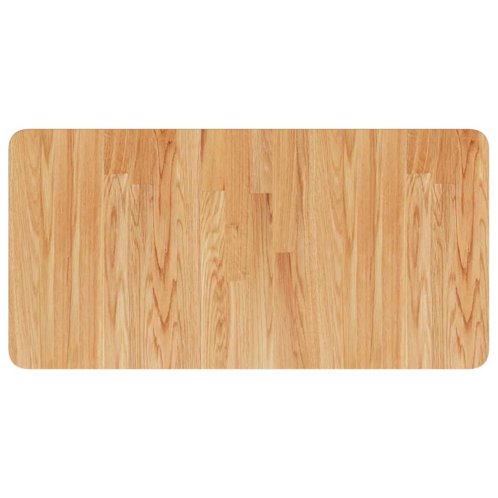 Vidaxl wastafelblad 80x40x2,5cm massief hout lichtbruin