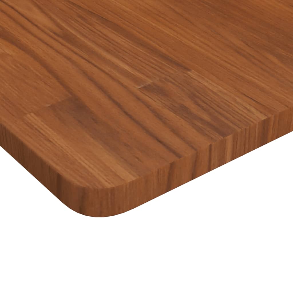 Vidaxl wastafelblad 60x40x2,5cm massief hout donkerbruin