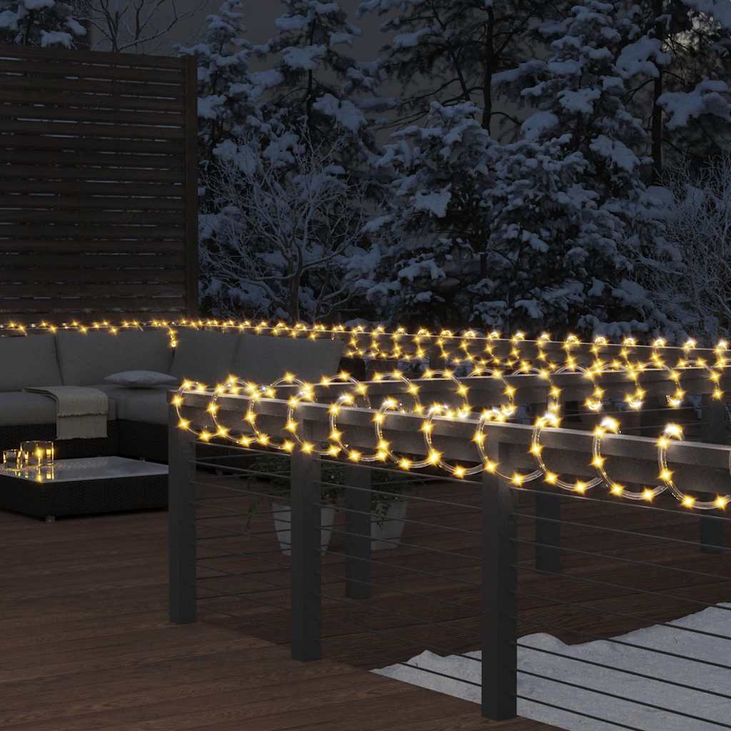 Vidaxl lichtslinger met 120 led's warmwit 5 m pvc