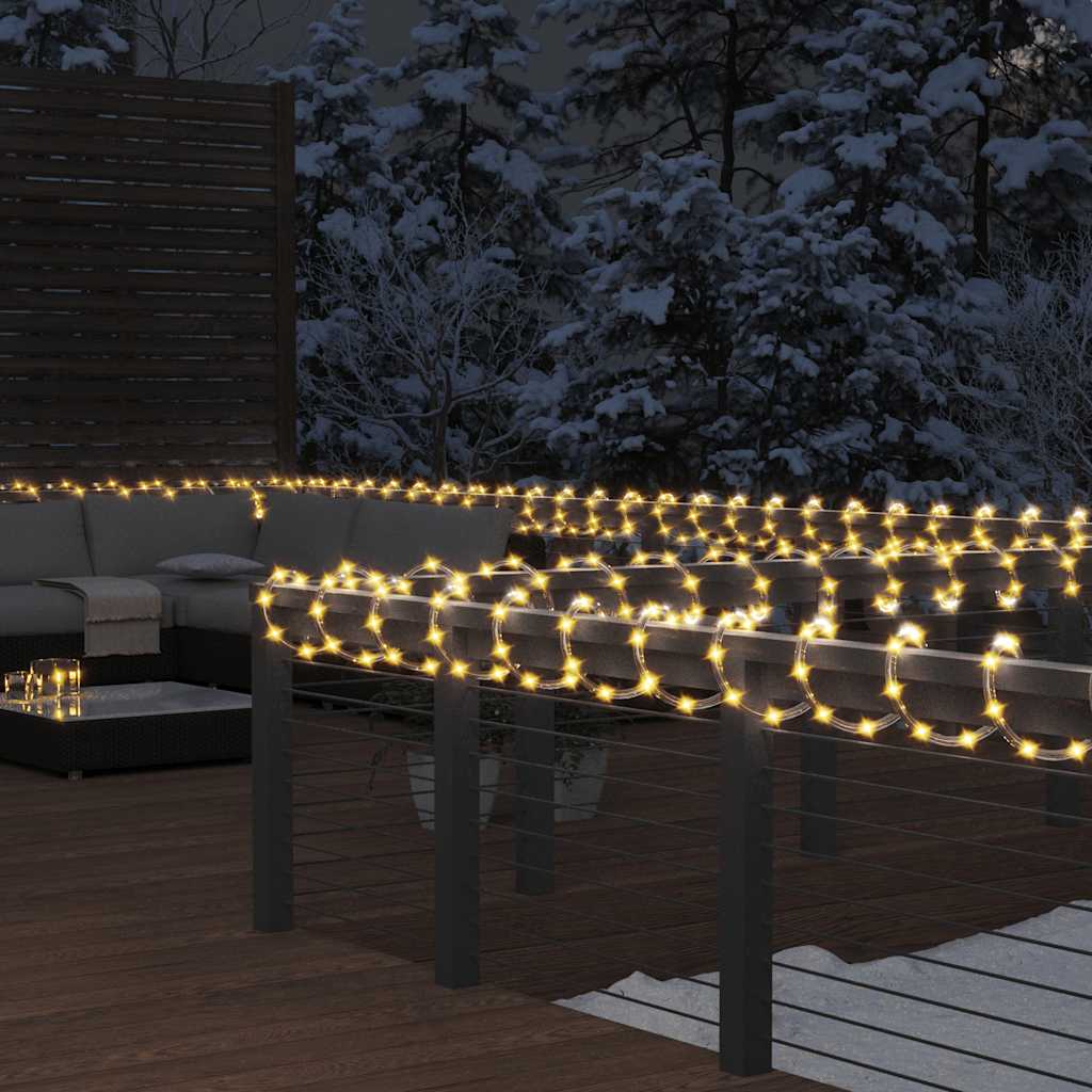 Vidaxl lichtslinger met 240 led's warmwit 10 m pvc