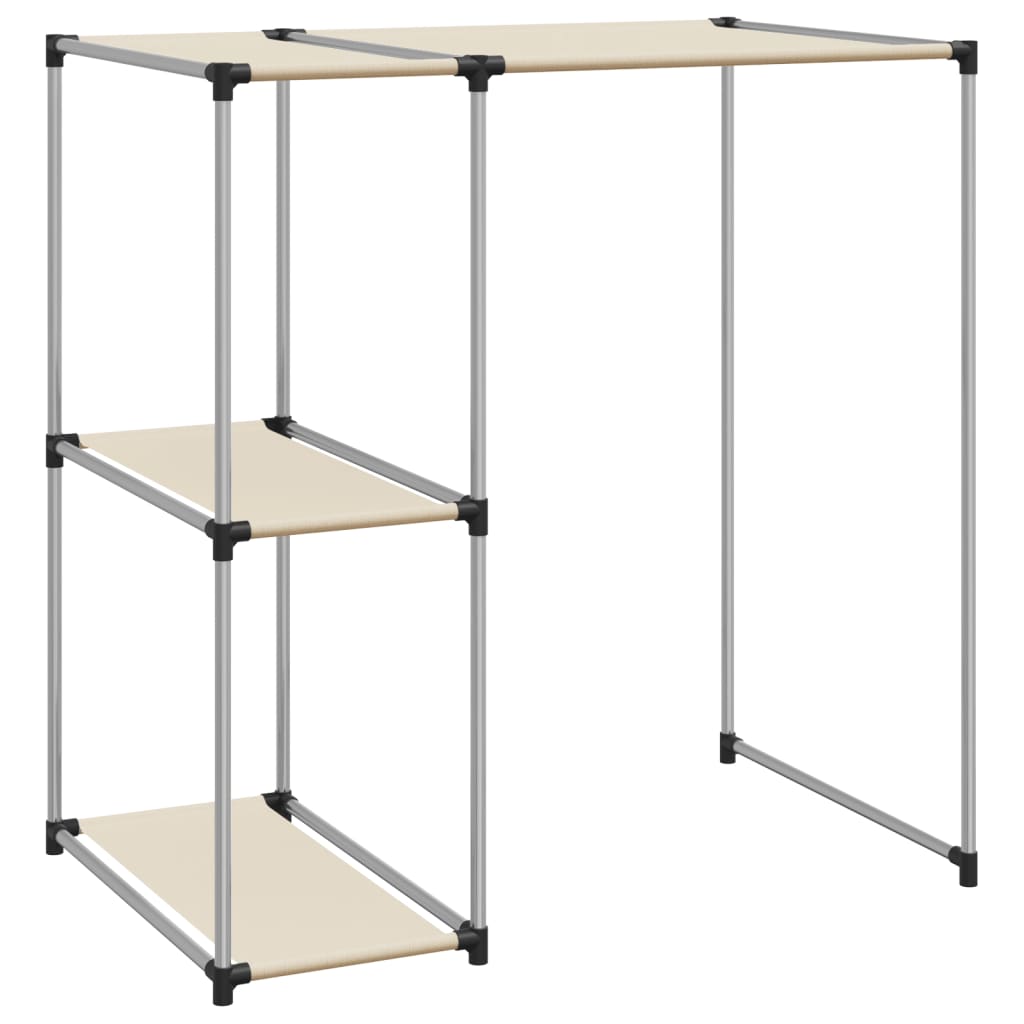 Vidaxl opbergrek voor boven wasmachine 87x55x90,5cm ijzerkleurig