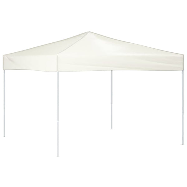 Vidaxl partytent inklapbaar 3x3 m crèmekleurig