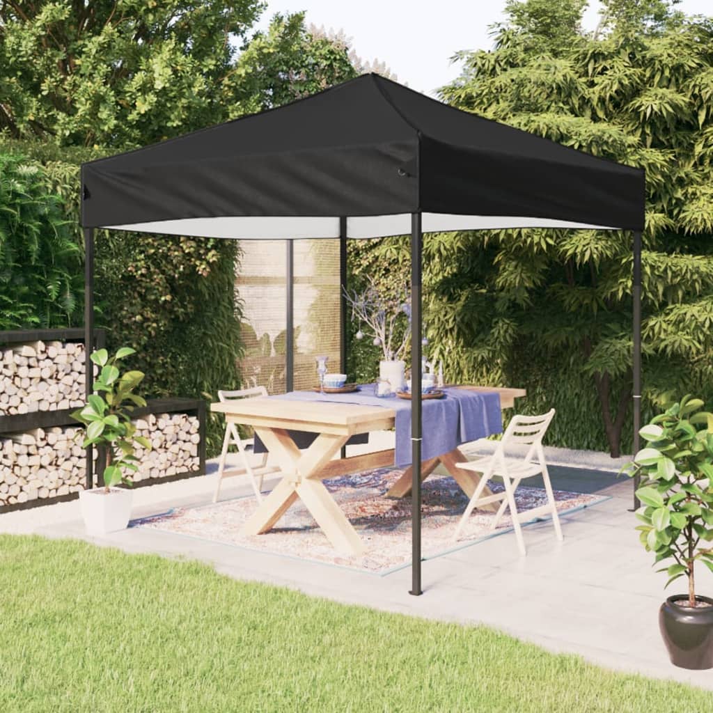 Vidaxl partytent inklapbaar 3x3m zwart