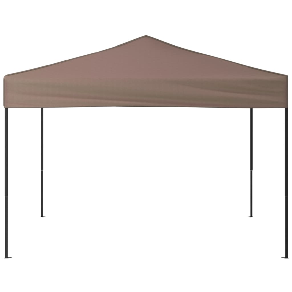 Vidaxl partytent inklapbaar 3x3m taupe