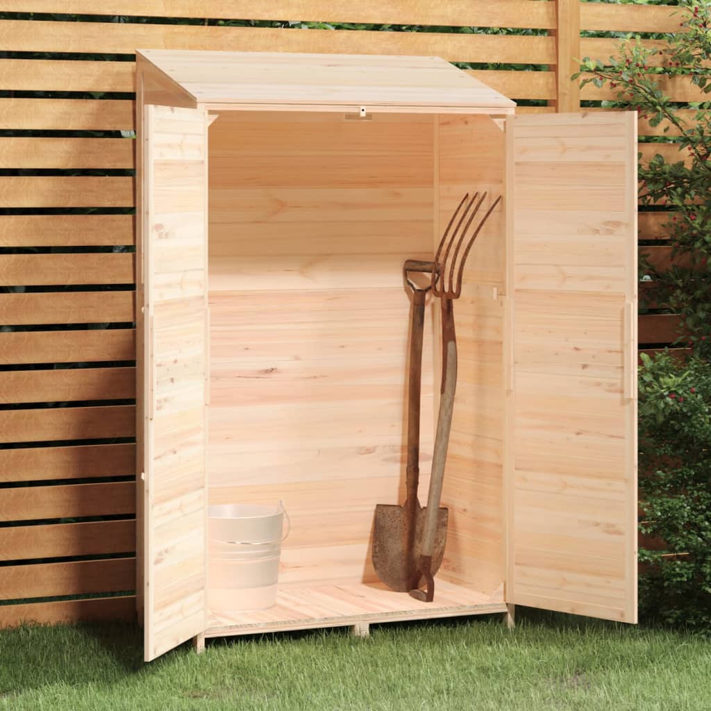 Vidaxl tuinschuur 102x52x174,5 cm massief vuurhout