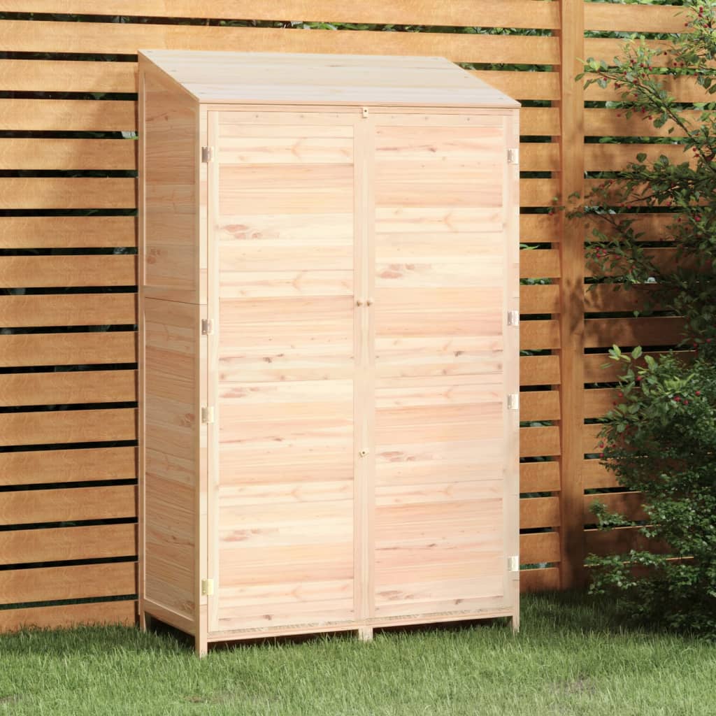 Vidaxl tuinschuur 102x52x174,5 cm massief vuurhout