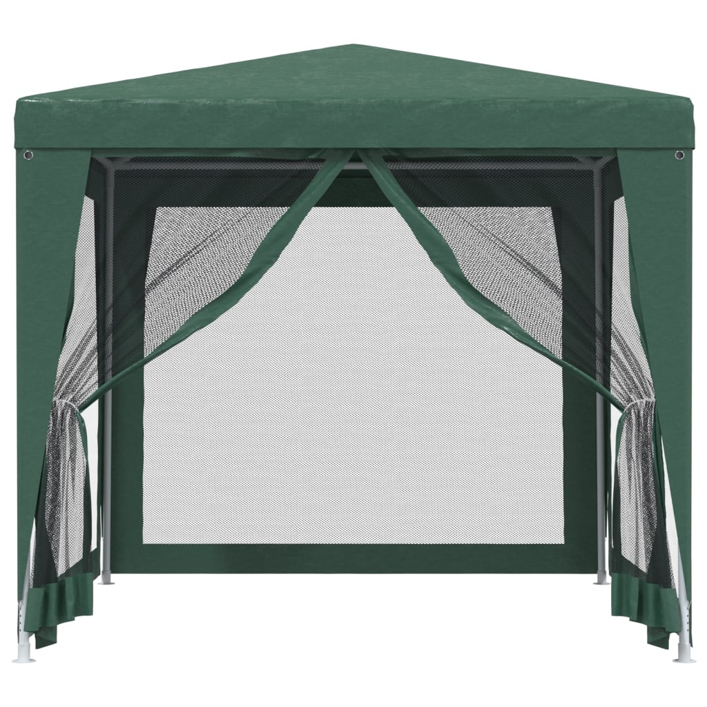 Vidaxl partytent met 4 gaas zijwanden 2,5x2,5m hdpe groen