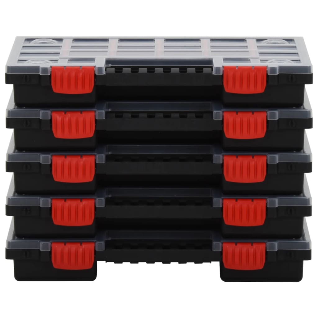 VidaXL Assortimentsdozen 10 st 34,5x25x5 cm polypropeen