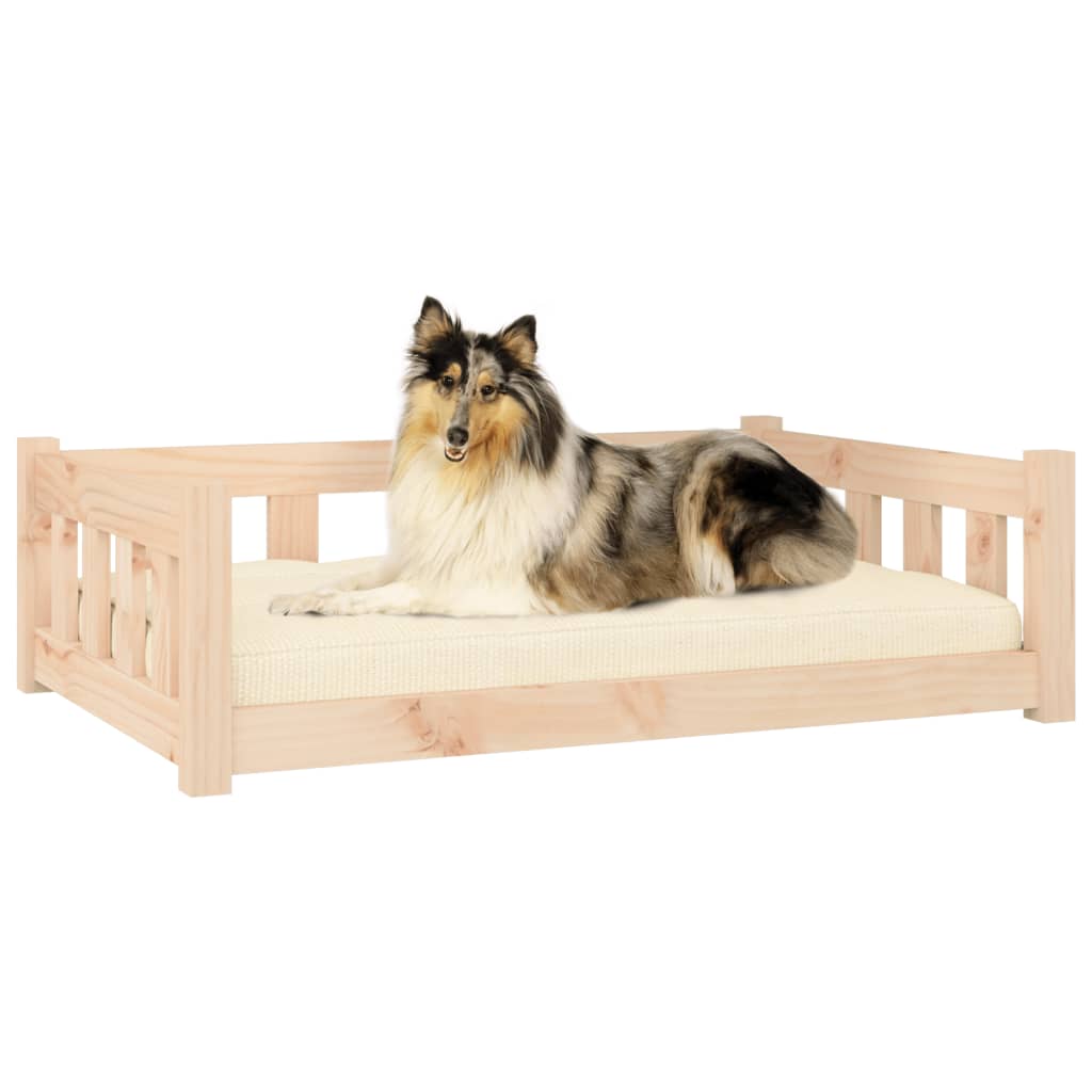 VidaXL Hondenmand 95,5x65,5x28 cm massief groenhout