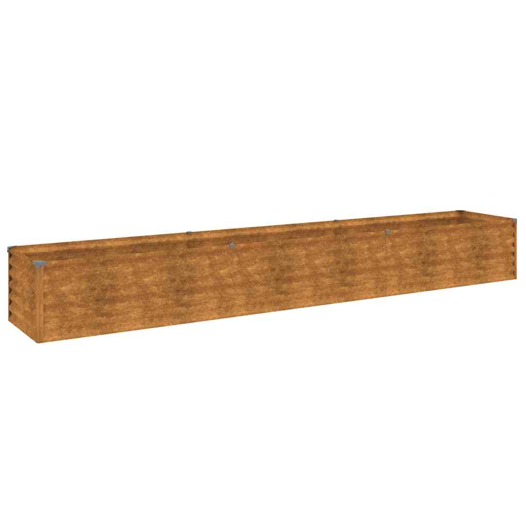 Vidaxl plantenbak 291x50x36 cm cortenstaal