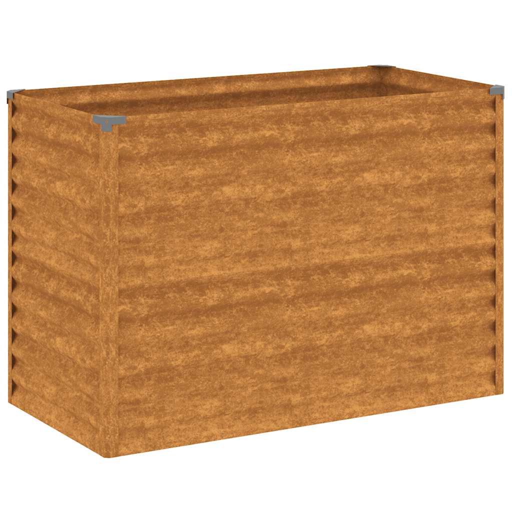 Vidaxl plantenbak 100x50x69 cm cortenstaal