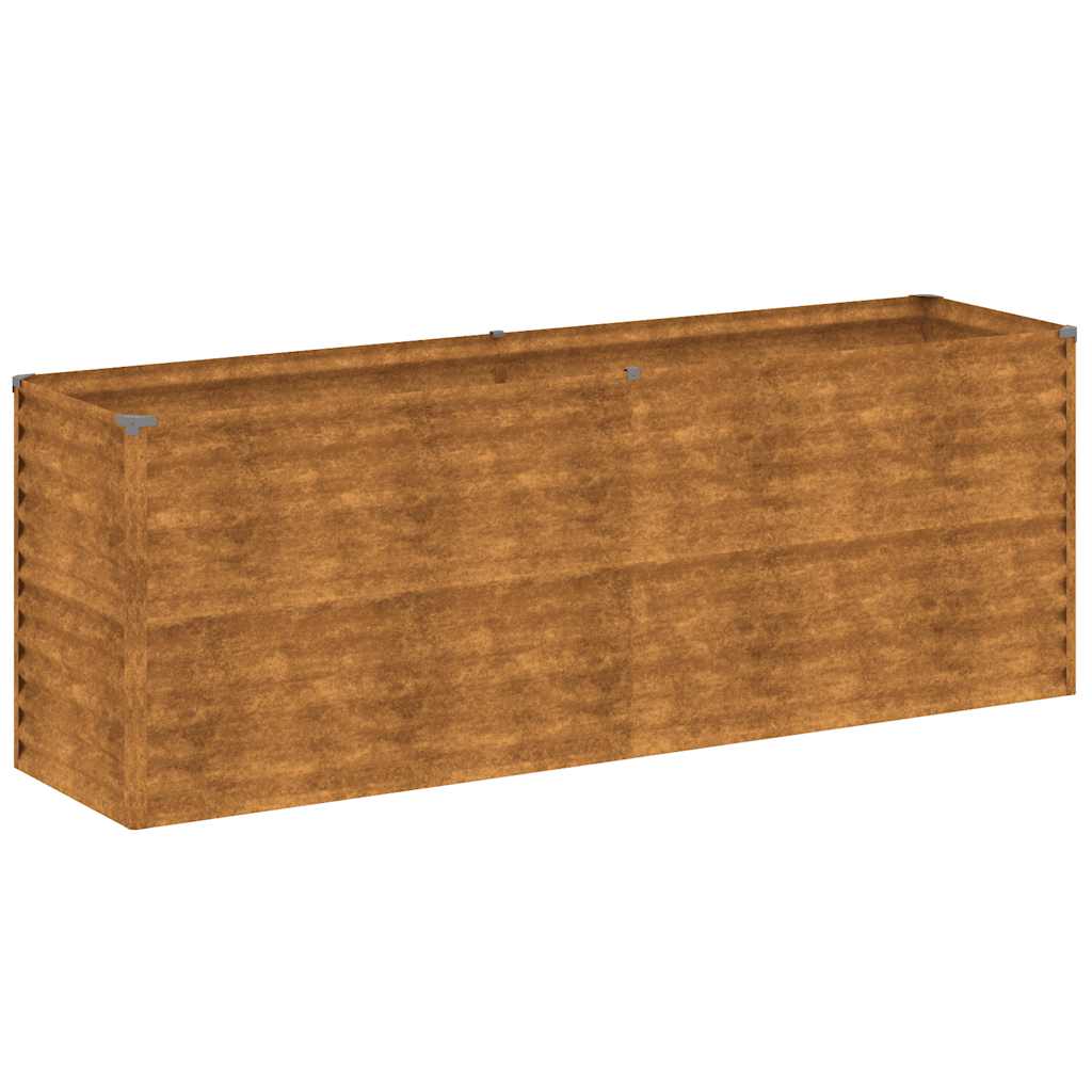 Vidaxl plantenbak 196x50x69 cm cortenstaal