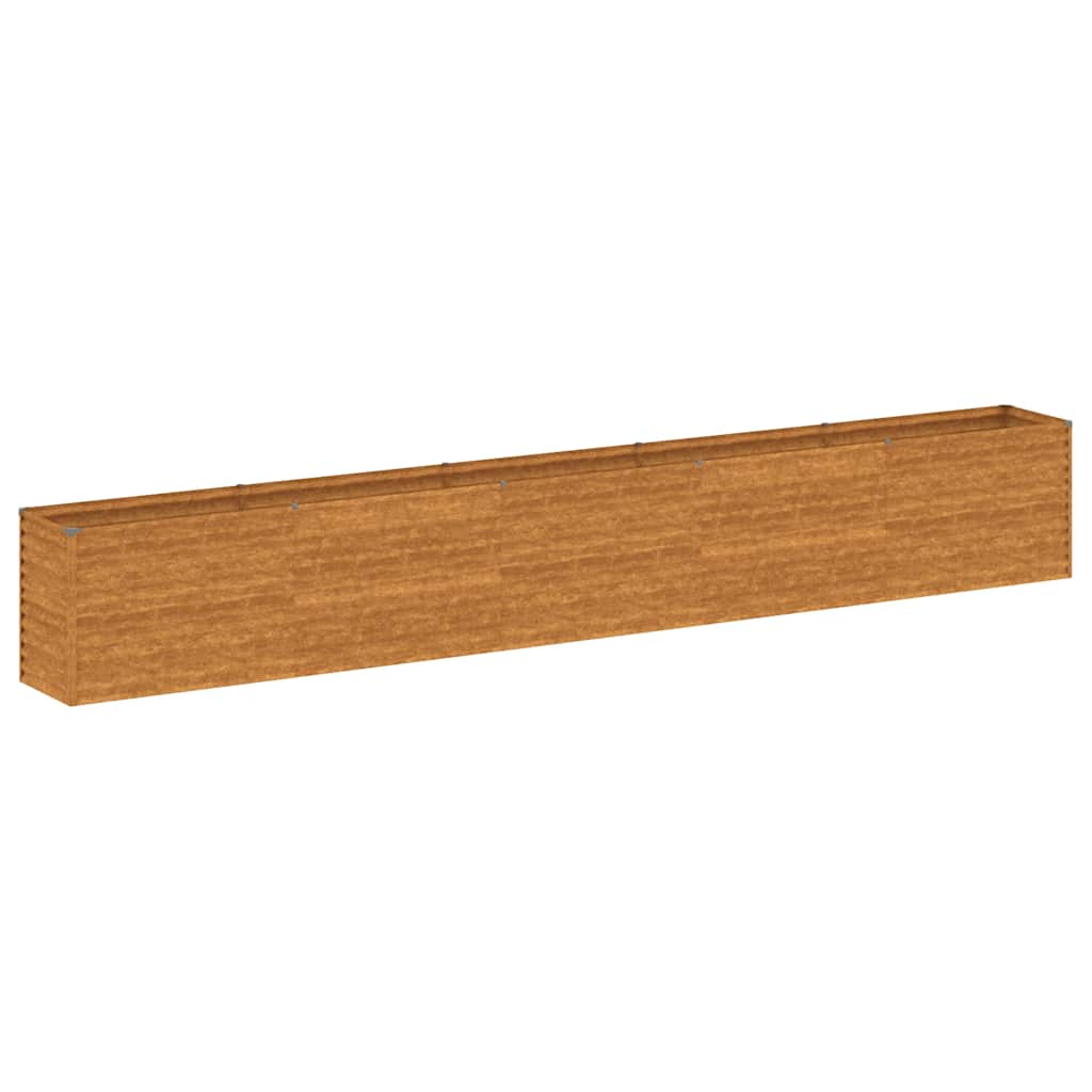 Vidaxl plantenbak 482x50x69 cm cortenstaal