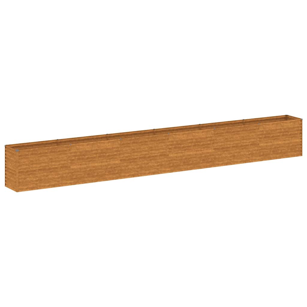 Vidaxl plantenbak 578x50x69 cm cortenstaal