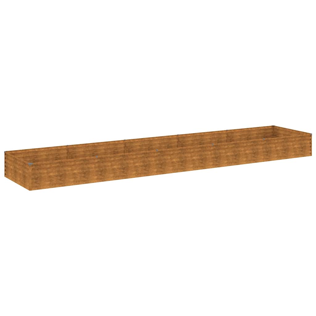 Vidaxl plantenbak 482x100x36 cm cortenstaal