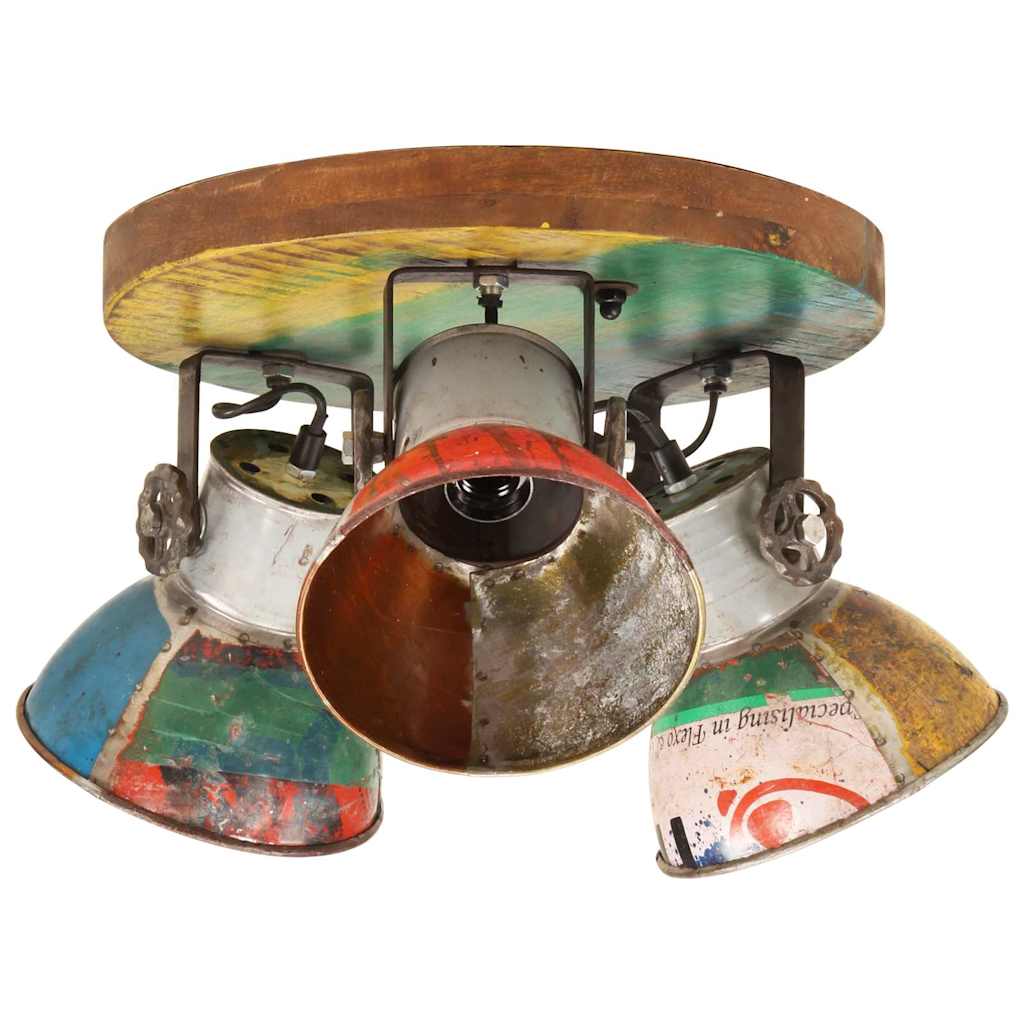Vidaxl plafondlamp industrieel 25 w e27 42x25 cm meerkleurig