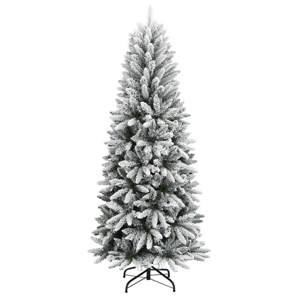 Vidaxl kunstkerstboom met sneeuw 150 cm pvc en pe