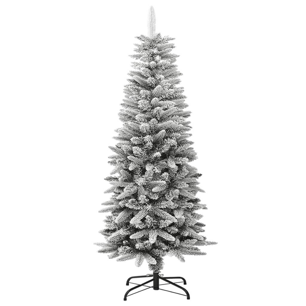 VidaXL Kunstkerstboom met sneeuw klein 120 cm PVC en PE