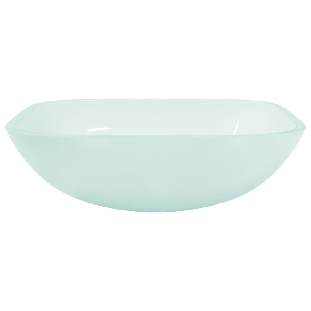 Vidaxl wasbak 42x42x14 cm glasmat