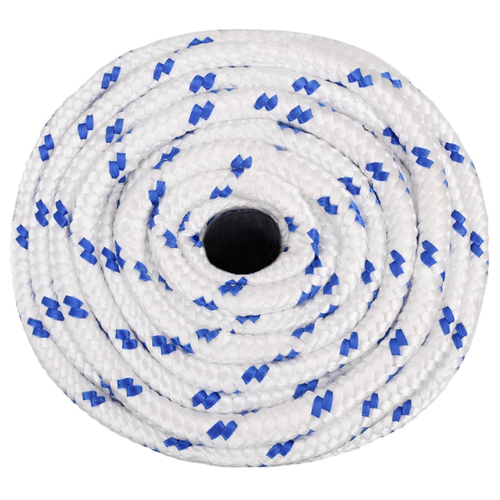 Vidaxl laarstouw 18 mm 100 m polypropyleen wit