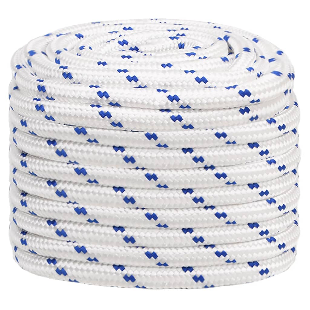 Vidaxl laarstouw 20 mm 50 m polypropyleen wit
